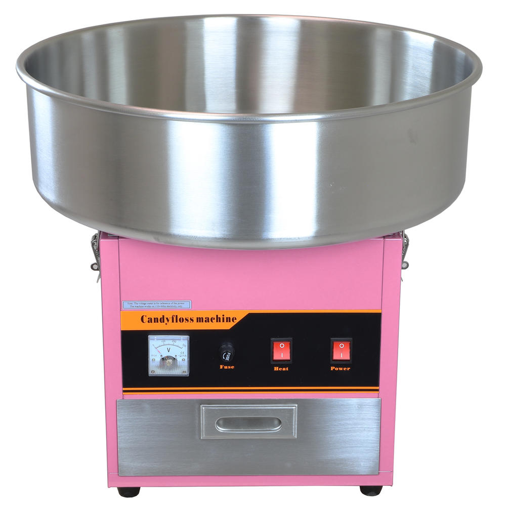 PartyHut Large Commercial Cotton Candy Machine Party Candy Floss Maker Pink