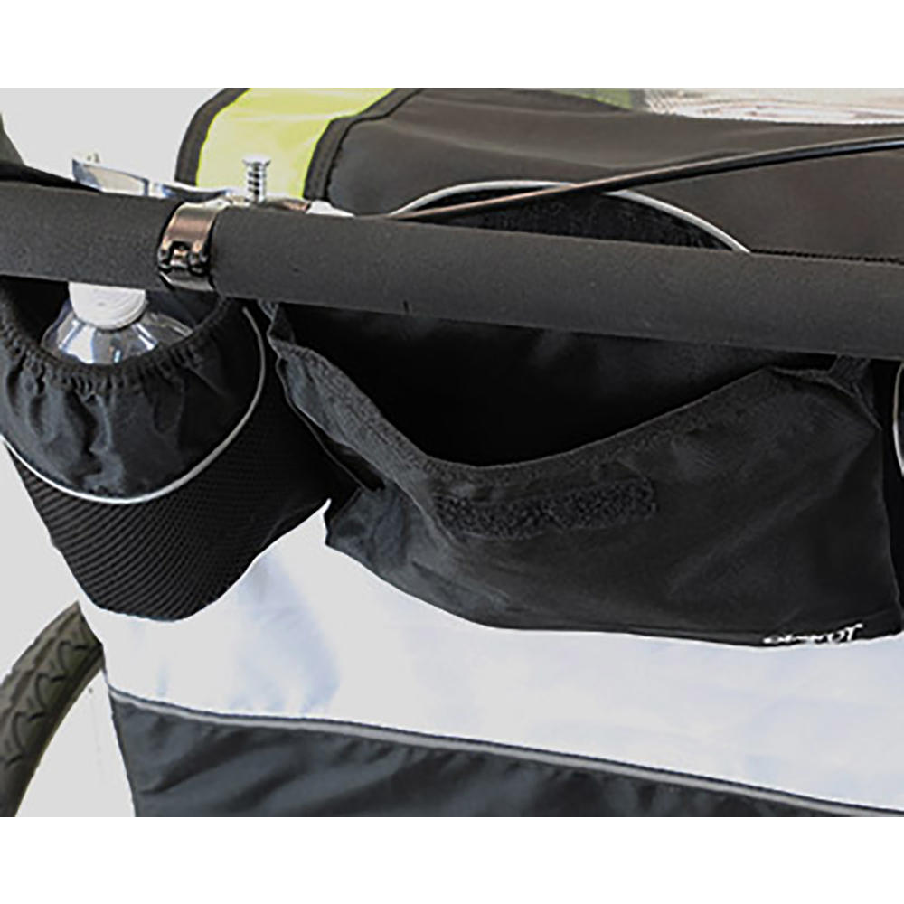 ClevrPlus Clevr Bike Trailer Storage Cup Holder Bag Black