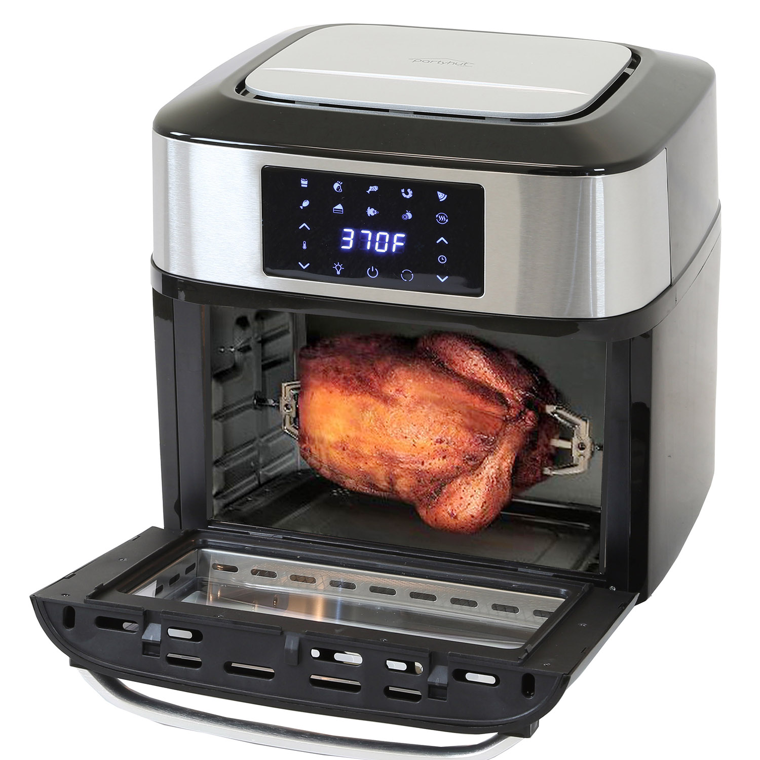 PartyHut 10-in-1 18L Convection Air Fryer Oven with Dehydrator & Rotisserie