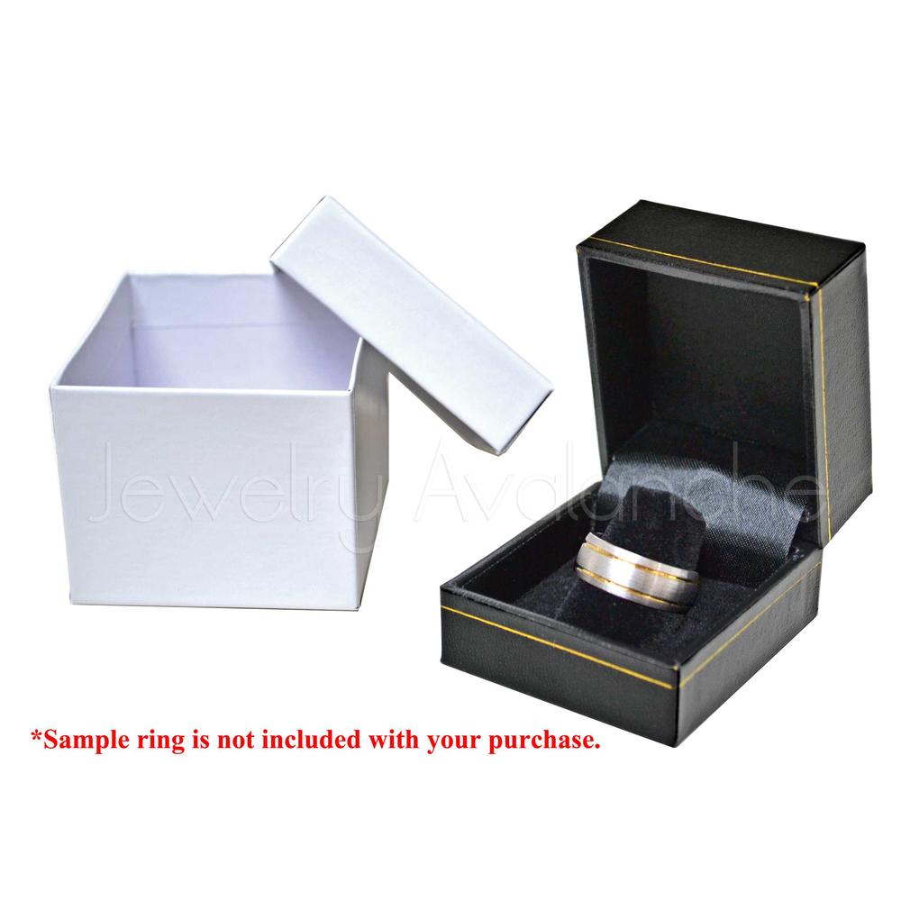 JA Tungsten Rings 6mm Tungsten Wedding Band - Brushed Finish Comfort Fit Beveled Edge Tungsten Carbide Ring - Tungsten Anniversary Ring