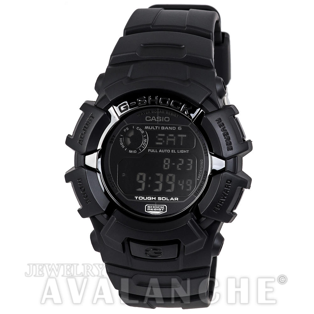 Casio Stealth Black Resin Men's Casio G-SHOCK Tough Solar Digital Watch GW2310FB-1