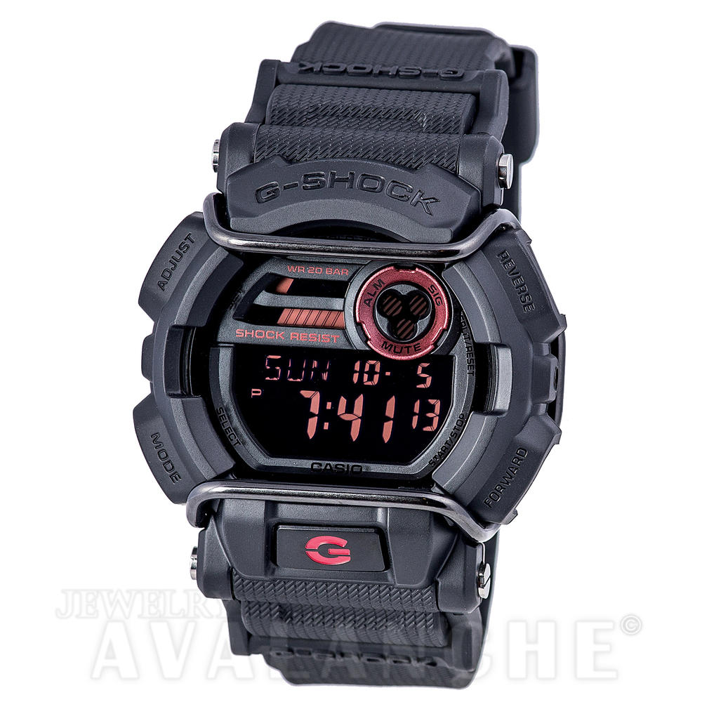 Casio G-SHOCK GD400-1 Mens Skateboarding & other Street Sport Watch. Black Resin with Face Protector