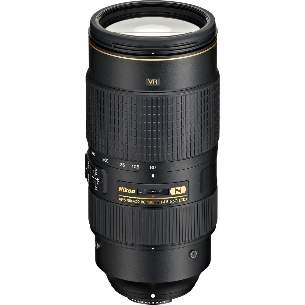 Nikon AF-S Nikkor 80-400mm VR + Professional Flash & More - 64GB Accessory Kit