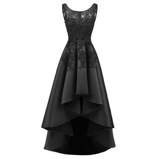 Formal Dress New Women Sexy Party Formal Prom Dress Black Sleeveless Short Front Long Back Evening Formal Dress New Women Sexy Party Formal Prom Dress Black Sleeveless Short Front Long Back Evening