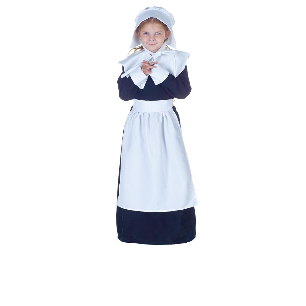 UNDERWRAPS New Underwraps halloween costume party Underwraps Big Girl's Pilgrim Girl Costume, Childrens Costume, Multi