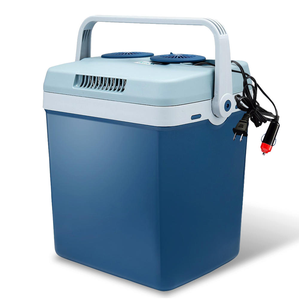 Knox Gear 34 Quart Electric Cooler/Warmer with Dual AC and DC Power Cords (Blue)