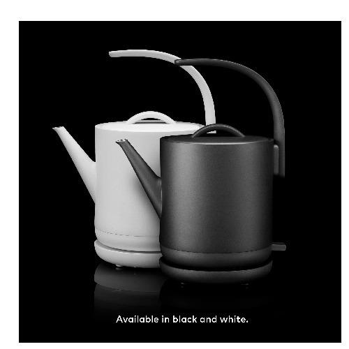 ChefWave Electric Lightweight Pour-over Kettle for Coffee And Tea, Matte White
