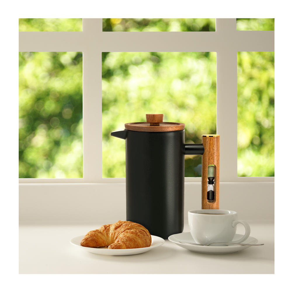 ChefWave French Press Coffee Maker - Stainless Steel, Double Wall Insulated 34oz