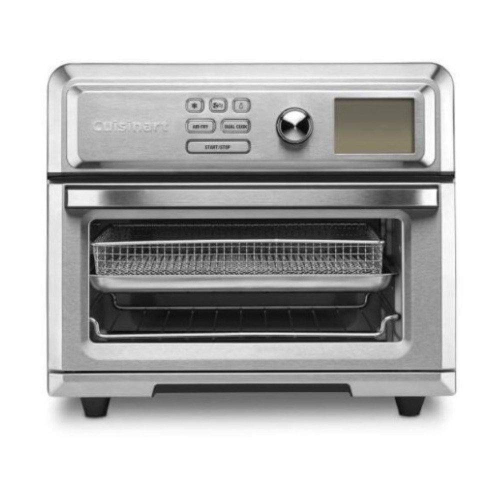 TOA65_K4 Cuisinart Digital TOA-65 AirFryer Toaster Oven (Silver) w Cuisinart Digital Airfryer Toaster Oven - Stainless Steel - Toa-65