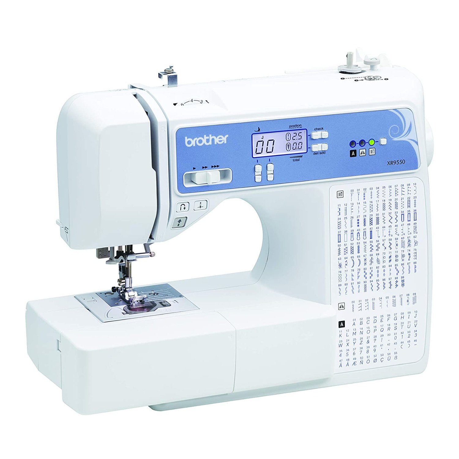 Brother XR9550 Computerized Sewing and Quilting Machine (White)