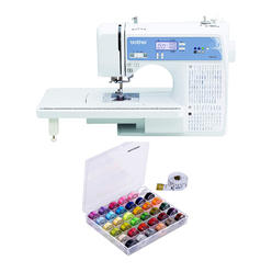 Brother XR9550 Sewing and Quilting Machine (White) with 36-Piece Bobbins Bundle
