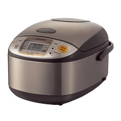 Zojirushi NSTSC10 Micom Stainless Steel Brown 5.5-Cup Rice Cooker & Warmer