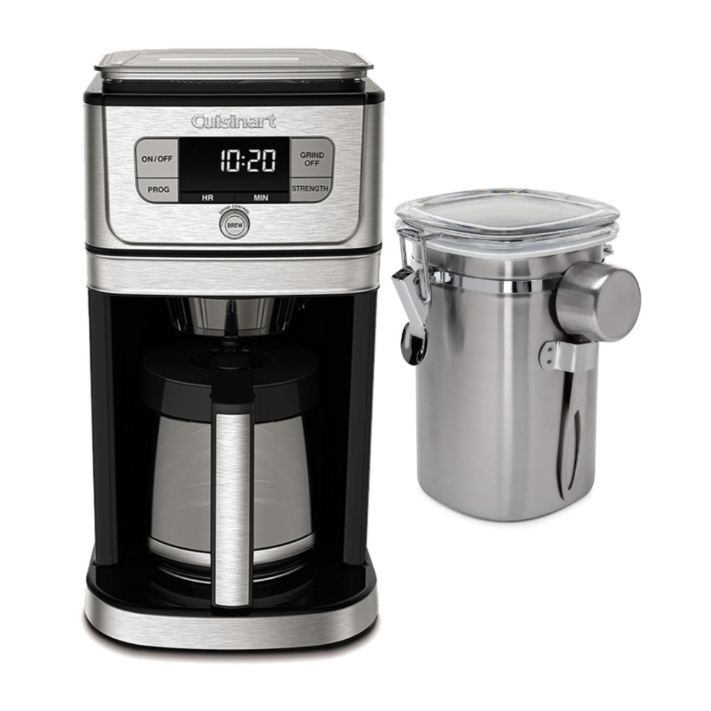 Cuisinart Fully Automatic Burr Grind and Brew Coffeemaker with Coffee Canister
