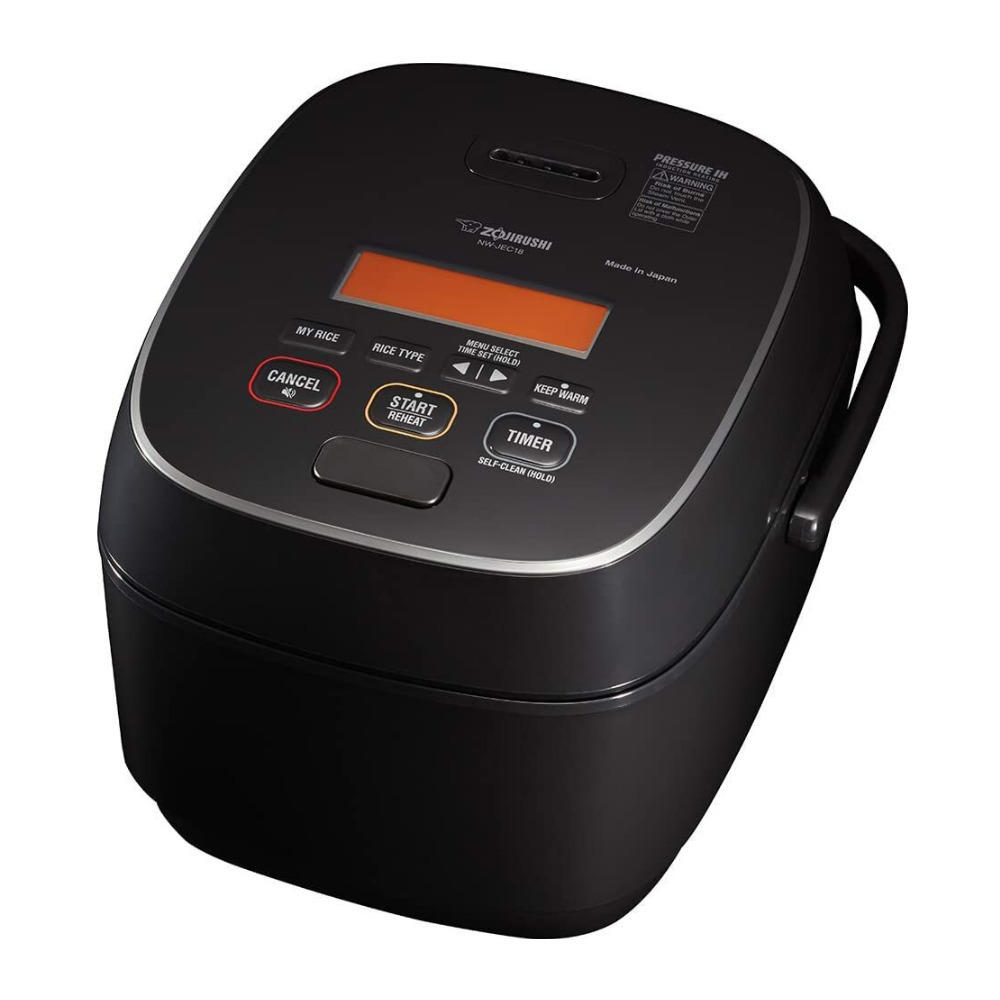 Zojirushi NW-JEC18BA Pressure Induction Heating Rice Cooker with Accessory
