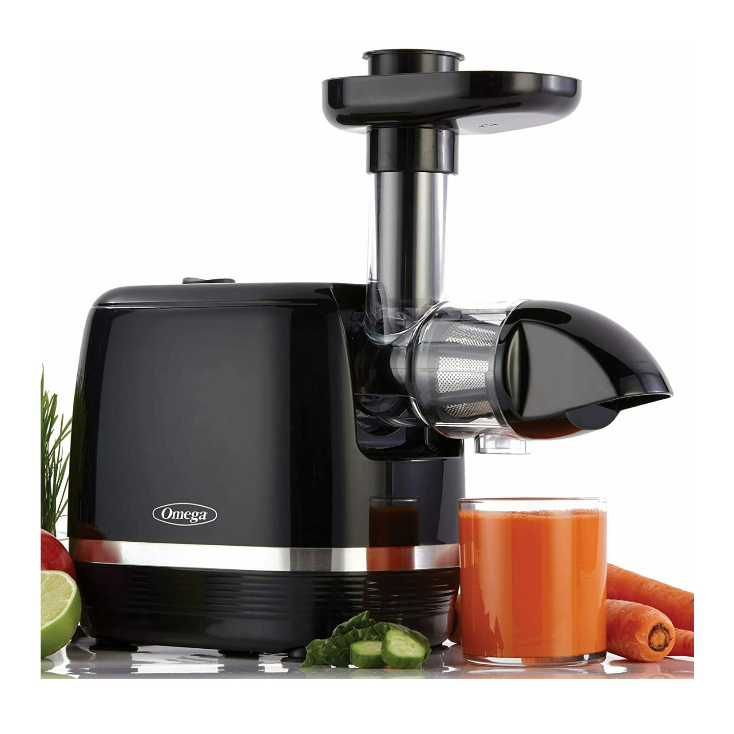 Omega H3000D Cold Press 365 Juicer Slow Masticating Extractor Creates Delicious Fruit Vegetable and Leafy Green High Juice Yield