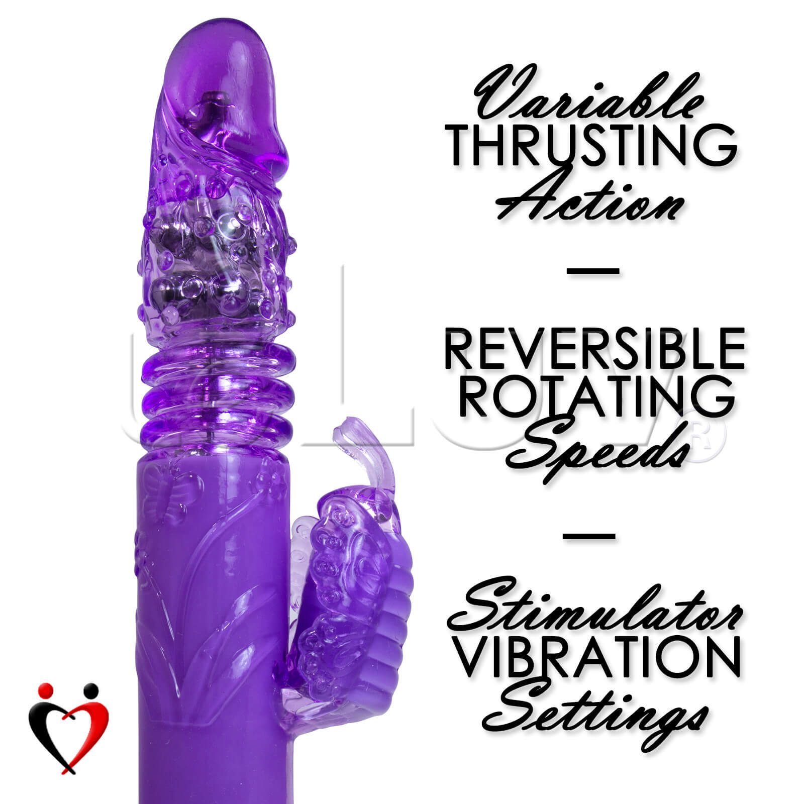 LeLuv Rabbit Vibrator LeLuv Auto-Thrusting and Intimate Massager