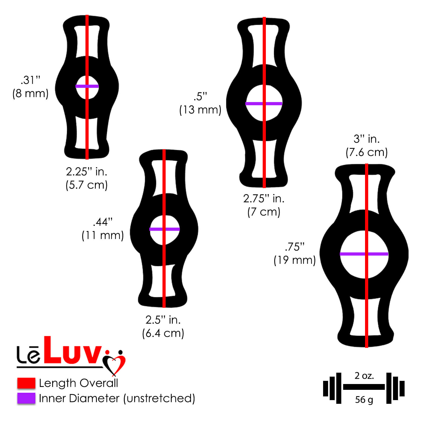 LeLuv? Ultima Penis Pump, Brass W/ Red Handle, Rubber Grip, Clear Hose + Protected Gauge | 4 Cock Rings | 9" x 3.50" Cylinder