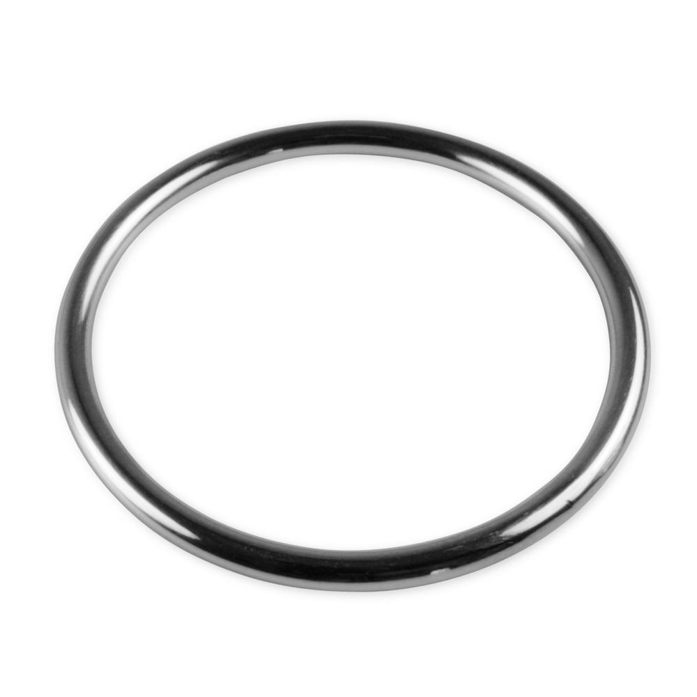 LeLuv? 5mm Round Gauge Male Constriction Ring - Polished, Stainless ...