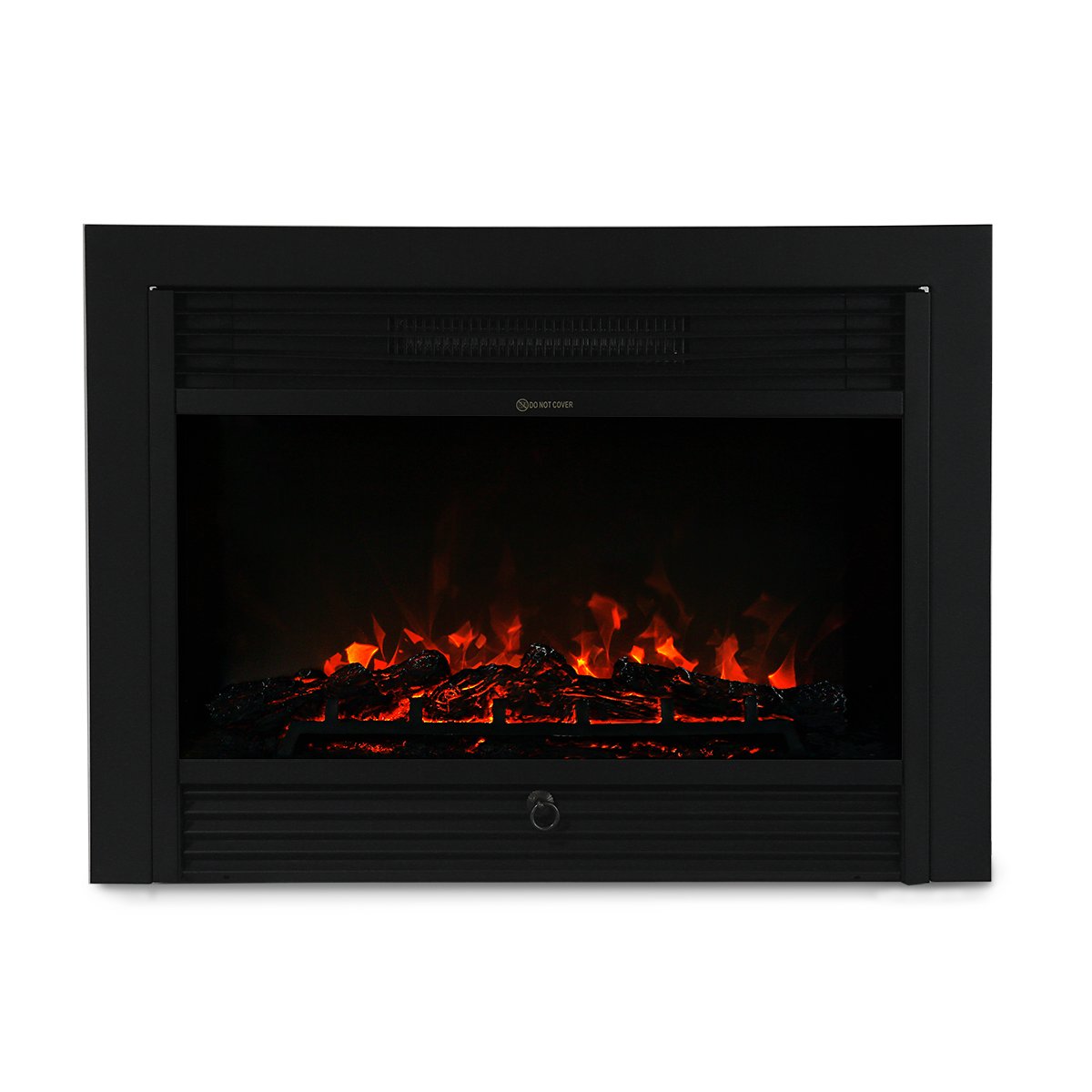 Electric Fireplace Inserts Xtremepowerus 28 5 Inch 1500w 5200btu Embedded Electric Fireplace Insert Heater With Remote Control