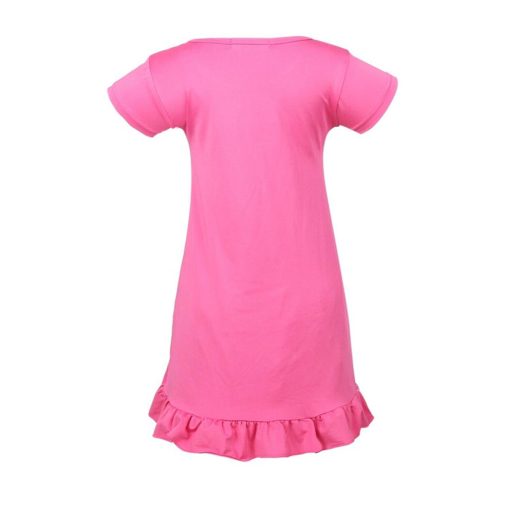 Madewell Unicorn Printed Toddler Girls Rainbow Nightshirt Nightie Princess Night Dresses - Size 4T