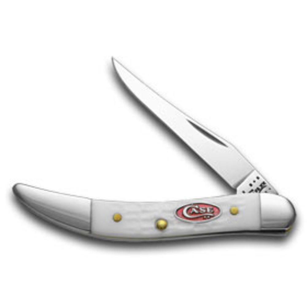Case Knives Case XX Knives Jigged White Delrin Toothpick Pocket Knife 60180