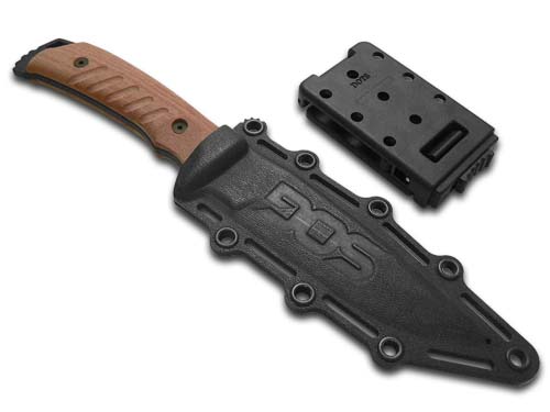SOG Knives SOG Pillar LTD Fixed Blade Knife 1/500 Red Micarta Black S35VN Steel UF1005-BX Knives