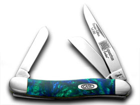 Case Knives Case XX Knives Aquarius Genuine Corelon 1/500 Stockman Pocket Knife 9318AQ