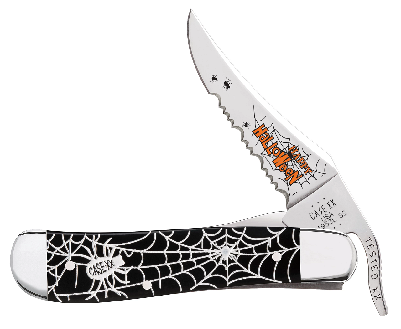 Case Knives Case XX Russlock Happy Halloween Black Delrin 10623
