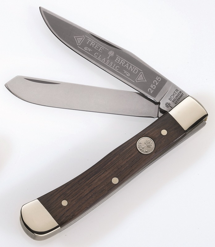 boker boker tree brand smooth rosewood trapper carbon steel pocket