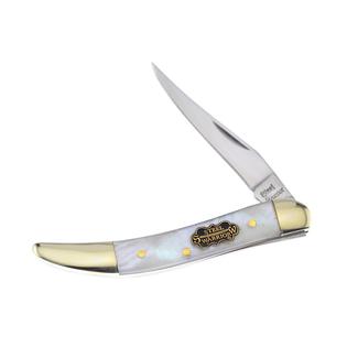Steel Warrior Knives Steel Warrior Smooth Genuine Mother Of Pearl Small Toothpick Stainless Pocket Knife