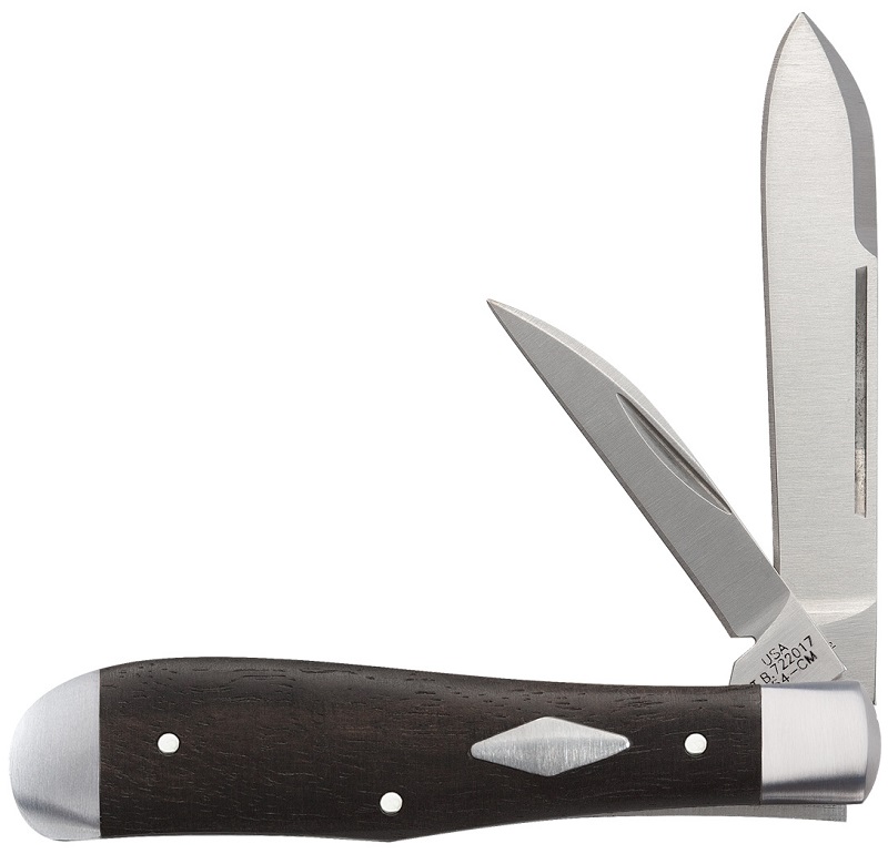Case Knives Case XX Knives Smooth Ebony Wood Eureka Jack 154-CM Stainless 1/300 Pocket Knife 07423