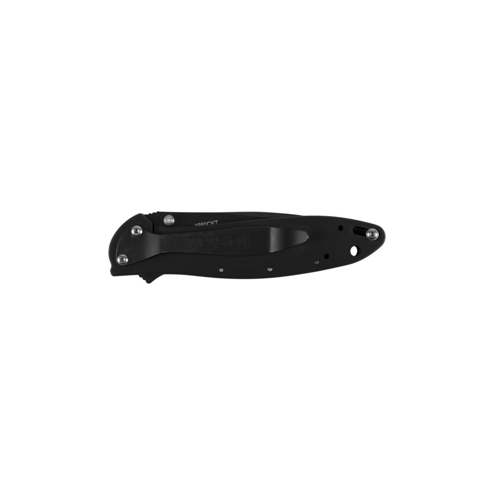 Kershaw Knives Black Stainless Steel Leek Liner Lock 14C28N Blade Pocket Knife 1660CKT