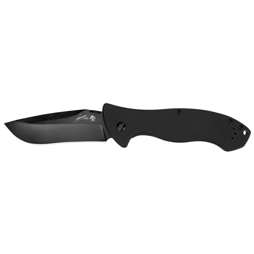 Kershaw Knives Emerson Black G-10 CQC-9K Frame Lock Stainless Pocket Knife 6045BLK