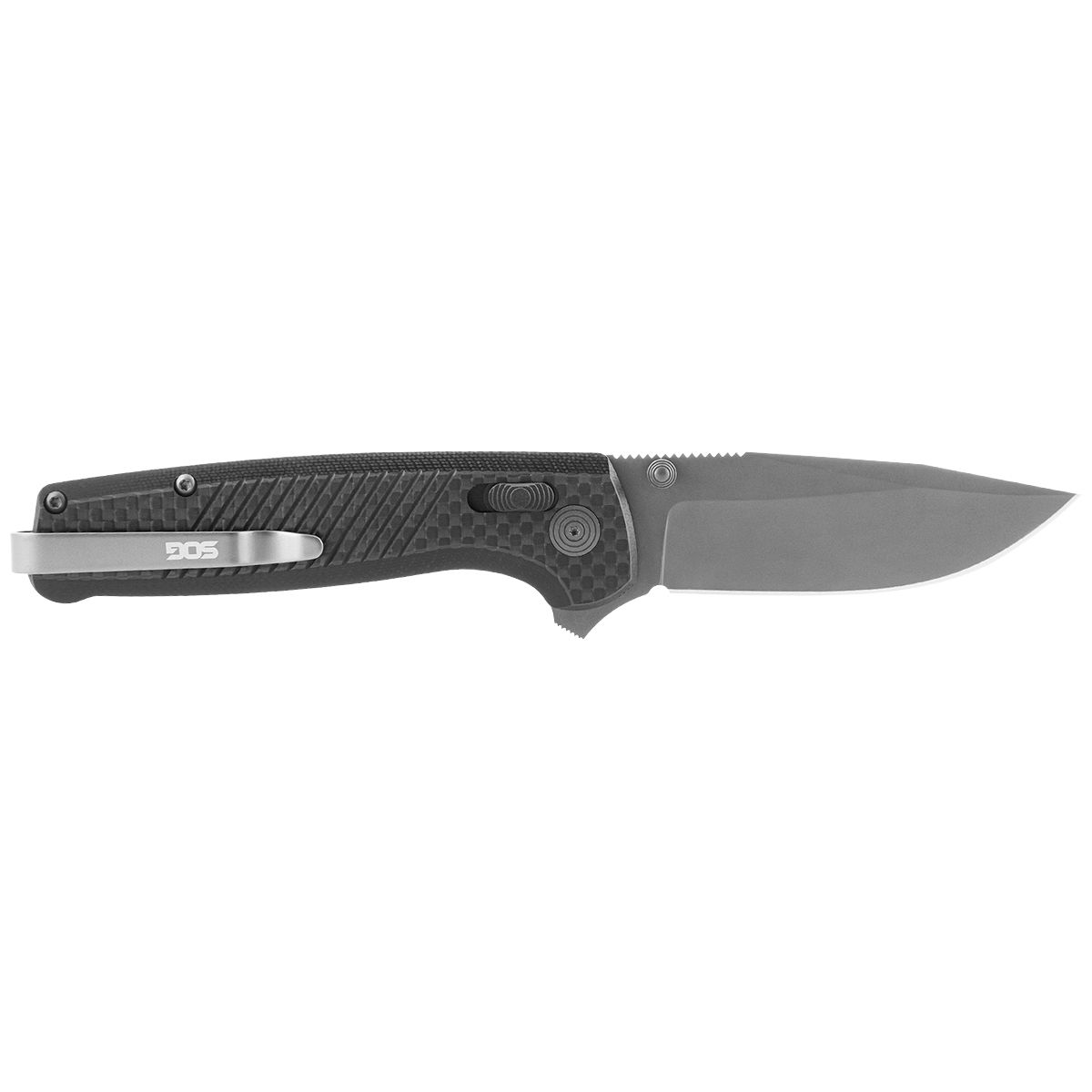 SOG Knives SOG Black Carbon Fiber & Graphite Terminus XR LTE S35VN Stainless Steel Pocket Knife