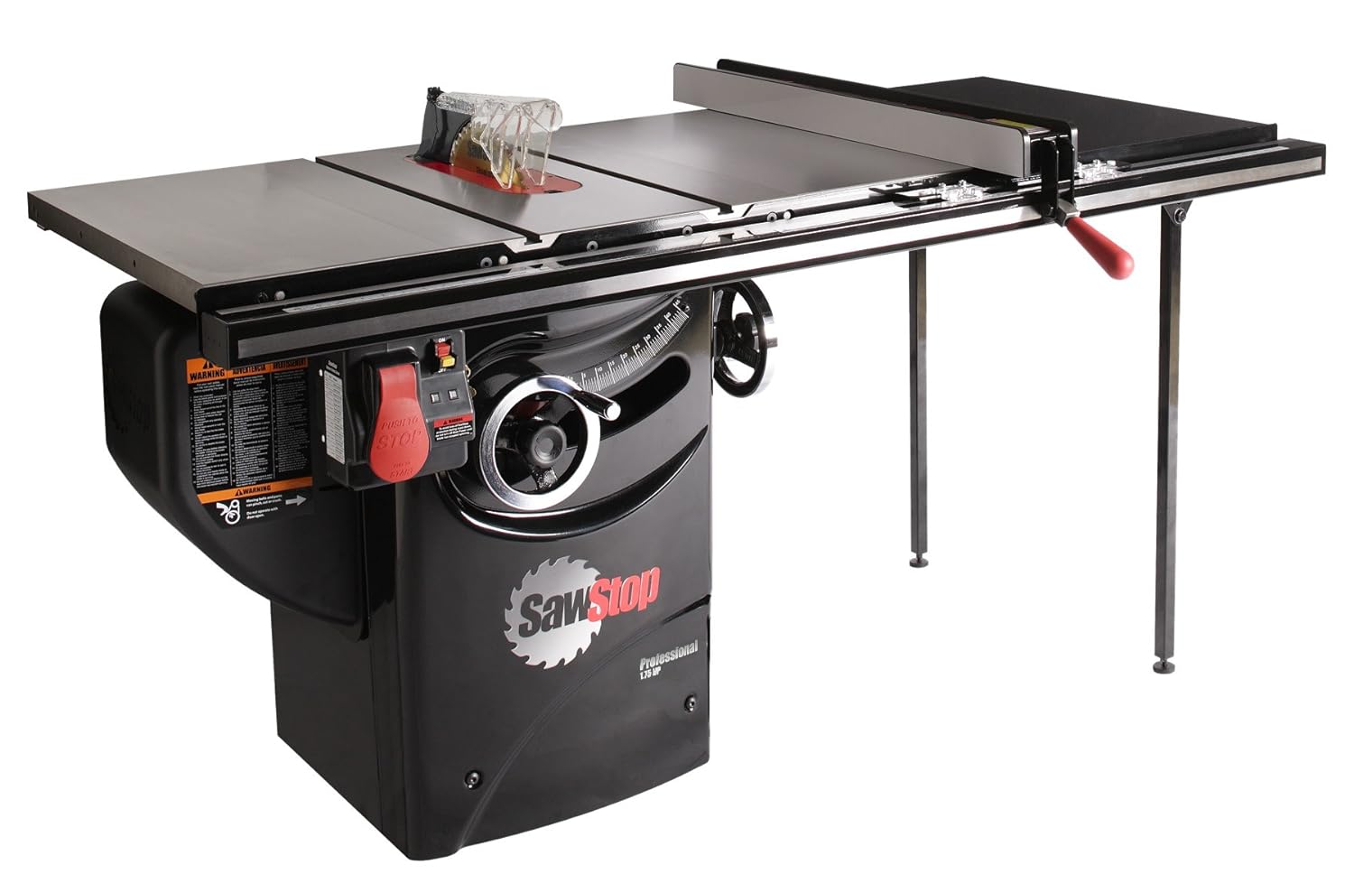 SAWSTOP 1.75HP  36" T-GLIDE FENCE TABLE SAW