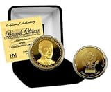 Highland Mint Barack Obama Presidential Inauguration 24kt Gold Coin