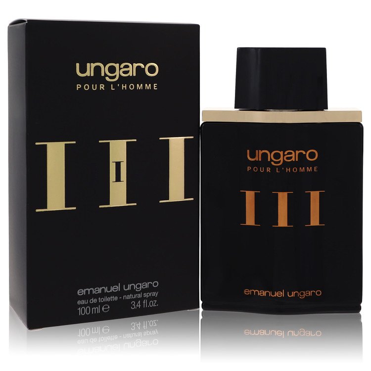 Emanuel Ungaro Eau De Toilette Spray (new Packaging) 3.4 Oz Ungaro Iii Cologne By Ungaro For Men