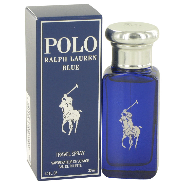 Eau De Toilette Spray 1 Oz Polo Blue Cologne By Ralph Lauren For Men