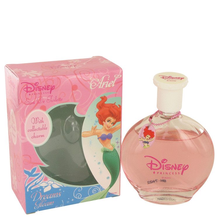 Disney Eau De Toilette Spray With Free Collectible Charm 3.4 Oz Ariel Perfume By Disney For Women