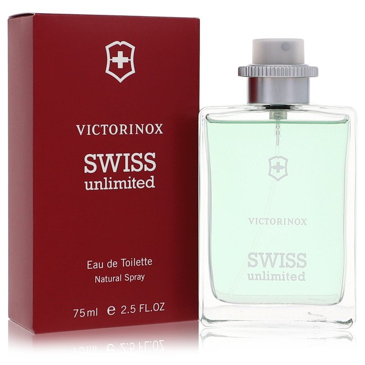 Victorinox Eau De Toilette Spray 2.5 Oz Swiss Unlimited Cologne By Victorinox For Men