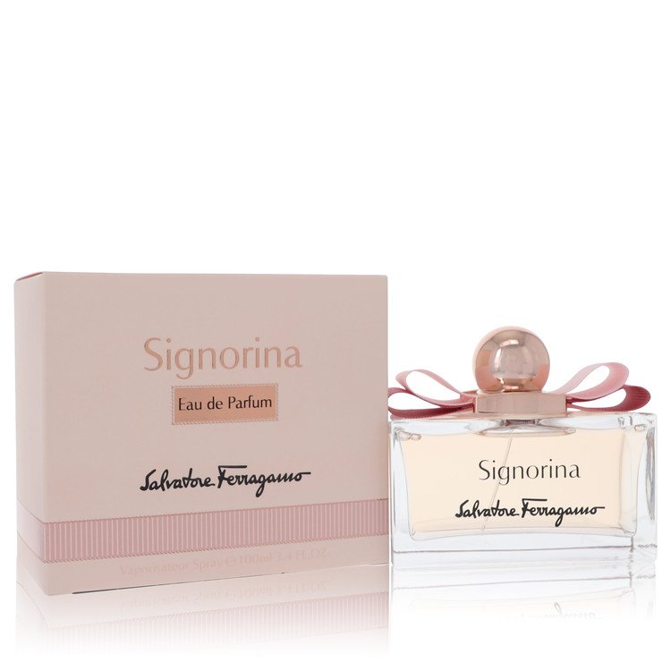 Salvatore Ferragamo Eau De Parfum Spray 3.4 Oz Signorina Perfume By Salvatore Ferragamo For Women
