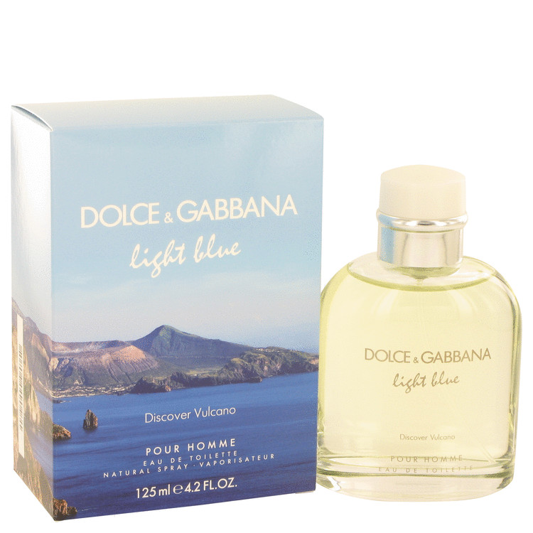 Dolce & Gabbana Eau De Toilette Spray 4.2 Oz Light Blue Discover Vulcano Cologne By Dolce  N  Gabbana For Men