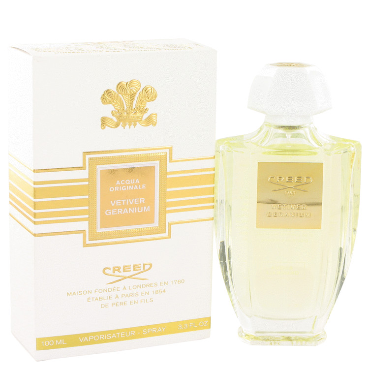 Creed Eau De Parfum Spray 3.3 Oz Vetiver Geranium Perfume By Creed For Women