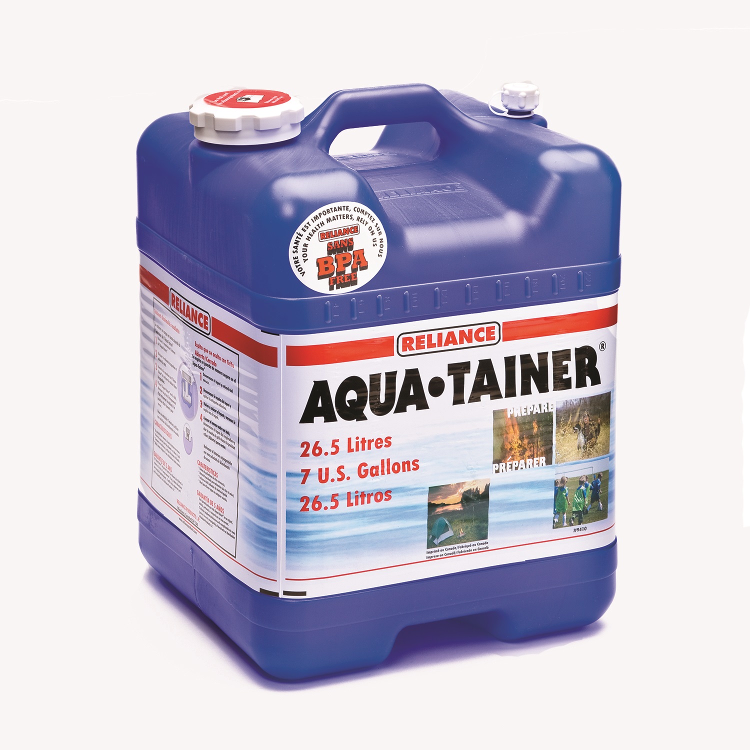 Reliance Aqua-tainer Water Container 7 Gallon - 9410-03