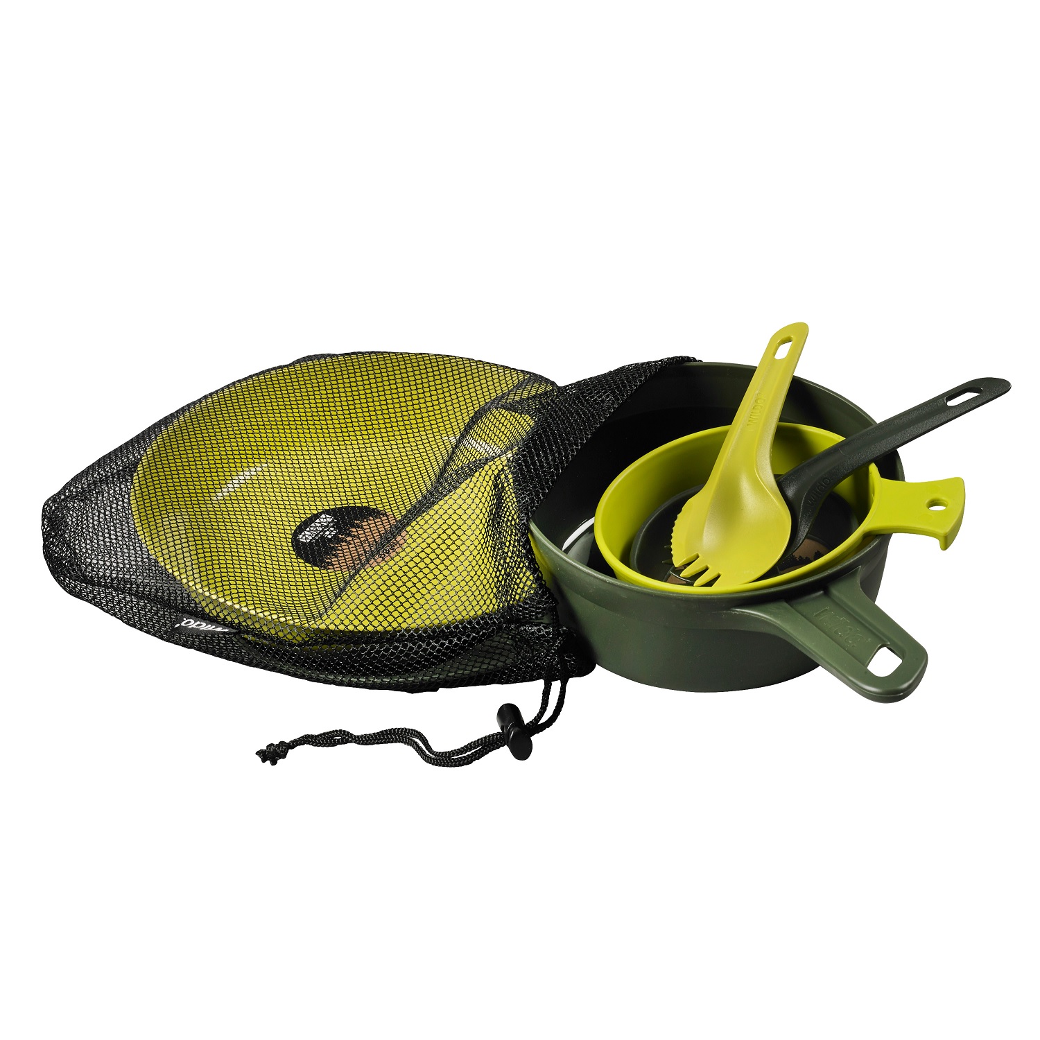 Wildo Eating Essentials - Two Person Set - Olive/lime - 21820