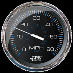 Faria Beede Instruments Faria Chesapeake Black 5" Studded Speedometer - 60 MPH (GPS)