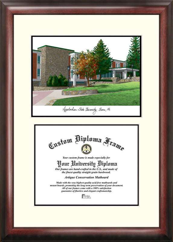 Campus Images Appalachian State University 11w X 8.5h Scholar Diploma Frame