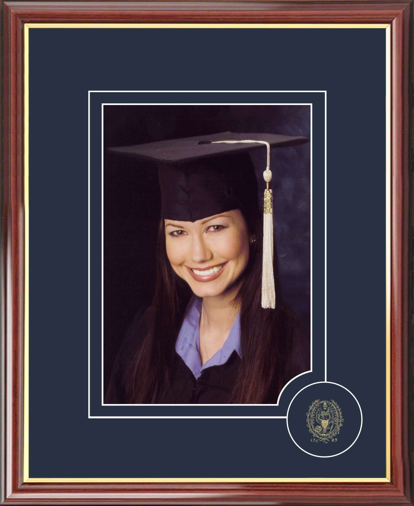 Campus Images Georgetown Patriots 5x7 Graduate Portrait Frame