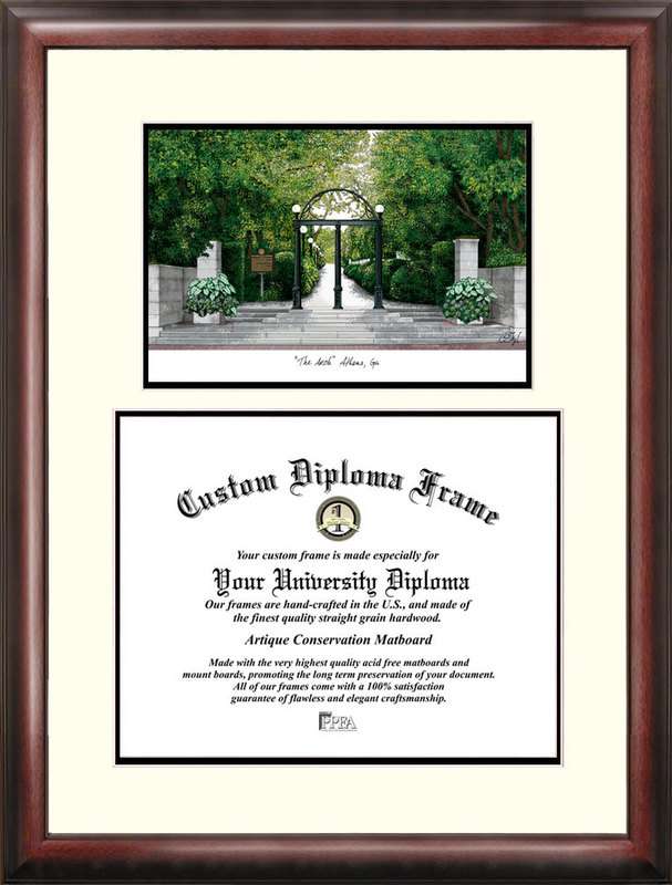 Campus Images University Of Georgia 15w X 12h Scholar Diploma Frame