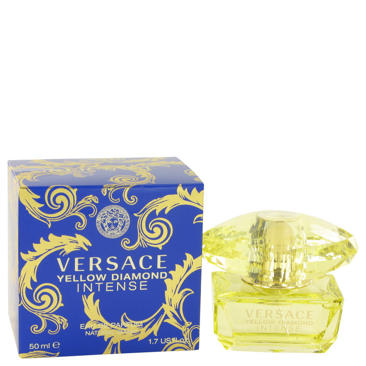Versace Eau De Parfum Spray 1.7 Oz Versace Yellow Diamond Intense Perfume By Versace For Women